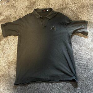 Men's Adult Large Grey Nevillewood Button-Up Shirt - Good Condition